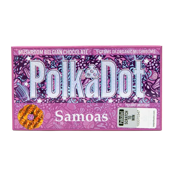 Polkadot Samoas Chocolate Bar