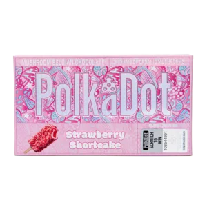 Polkadot Strawberry Shortcake Chocolate Bar