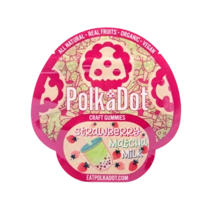 Polkadot Strawberry Matcha Milk Craft Gummies